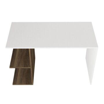 Elegance Çalışma Masası Beyaz-Ceviz