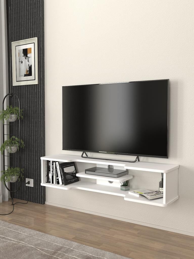 Perry Tv Sehpası Beyaz 120 cm