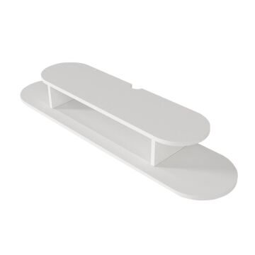 Koza Tv Sehpası Beyaz 120 cm