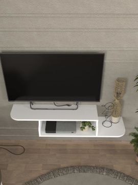 Dekorister Macros Tv Sehpası Beyaz 120 cm