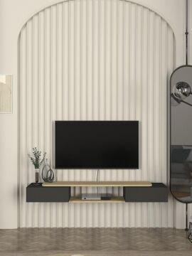 Glint Tv Sehpası Antrasit - Rota 150 cm