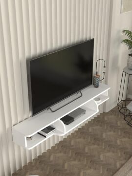 Leppo Tv Sehpası Beyaz 135 cm