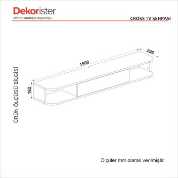 Cross Tv Sehpası Sepet - Kumtaşı 150 cm
