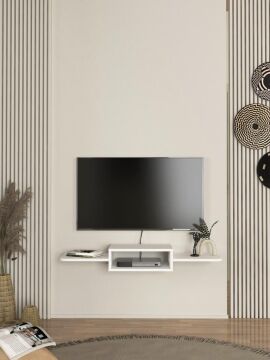 Toby Tv Sehpası Beyaz 115 cm