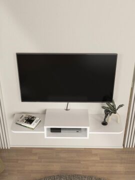 Toby Tv Sehpası Beyaz 115 cm