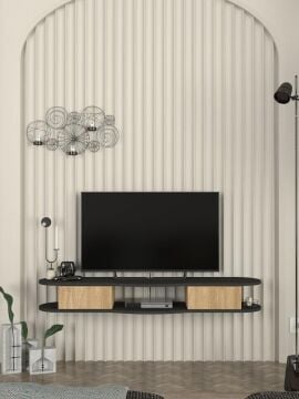 Perk Tv Stand Antrasit - Sepet 150 cm