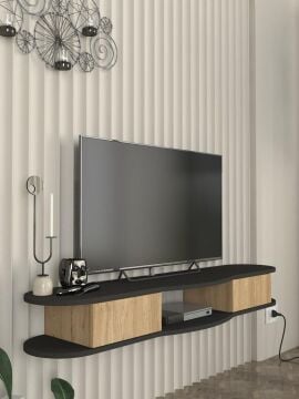 Perk Tv Stand Antrasit - Sepet 150 cm