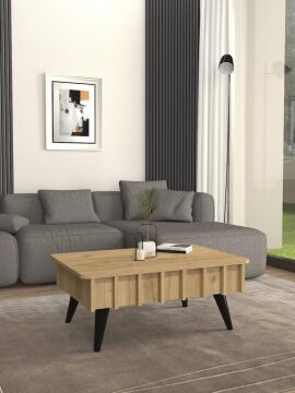 Gemma Orta Sehpa Sepet - Siyah