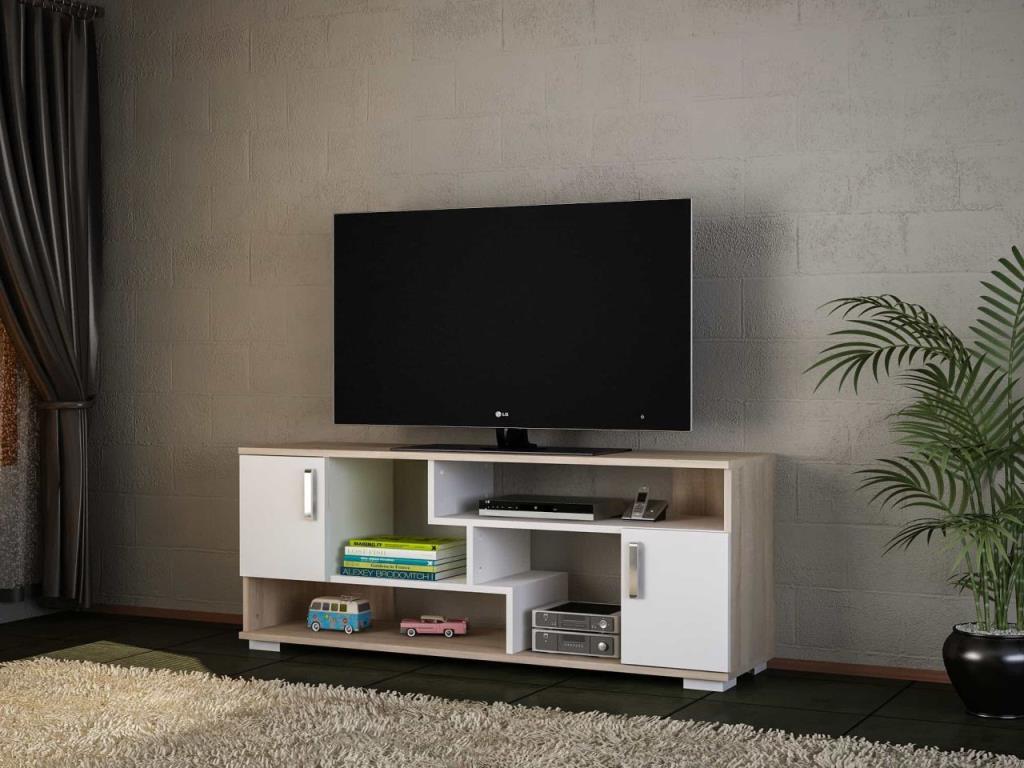 Dekorister Leroy Tv Ünitesi Somon-Beyaz
