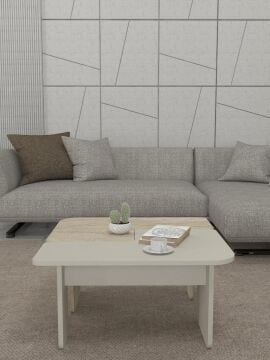 Sevilla Orta Sehpa Kumtaşı - Traverten