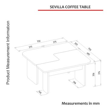 Sevilla Orta Sehpa Kumtaşı - Traverten