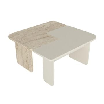 Sevilla Orta Sehpa Kumtaşı - Traverten