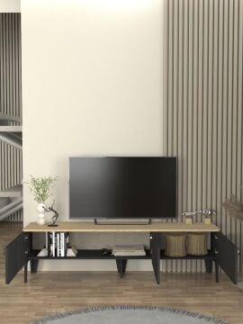 Dekorister Pedro Tv Sehpası Antrasit - Rota 180cm