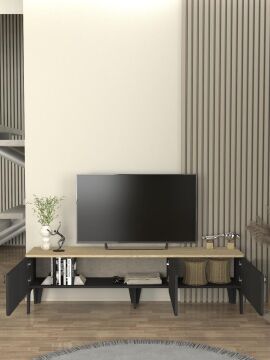 Pedro Tv Sehpası Antrasit - Rota 180cm