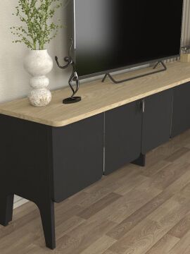 Pedro Tv Sehpası Antrasit - Rota 180cm