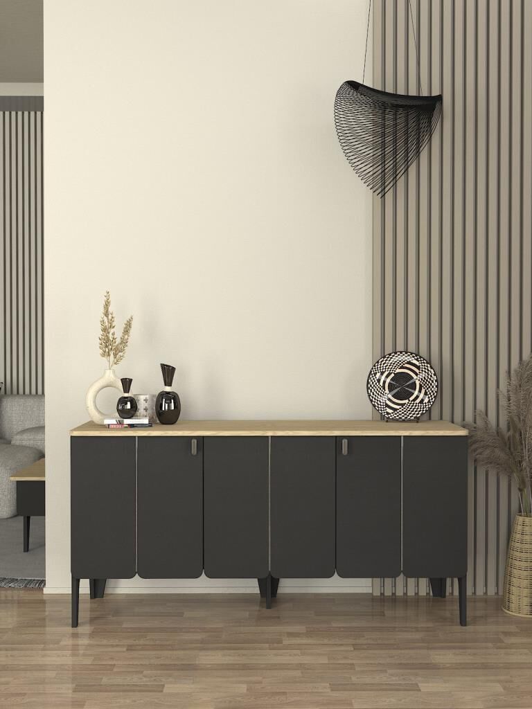 Pedro Konsol Antrasit - Rota 150cm