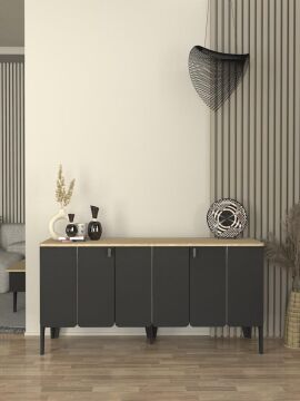 Pedro Konsol Antrasit - Rota 150cm