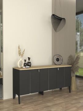 Pedro Konsol Antrasit - Rota 150cm