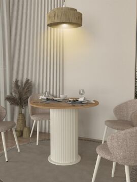 Bohema Yemek Masası Aytaşı - Sepet 90cm