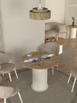 Bohema Yemek Masası Aytaşı - Sepet 90cm