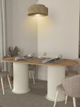 Bohema Yemek Masası Aytaşı - Sepet 180cm