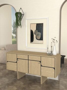 Lava Konsol Rota - Antrasit 150cm