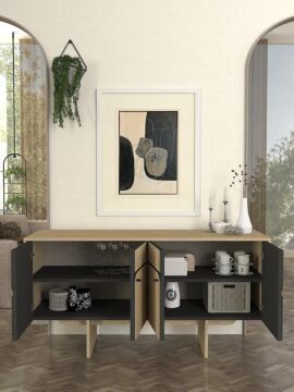 Lava Konsol Rota - Antrasit 150cm