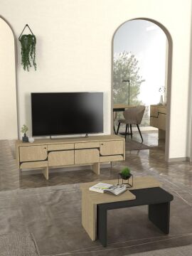 Lava Orta Sehpa Rota - Antrasit