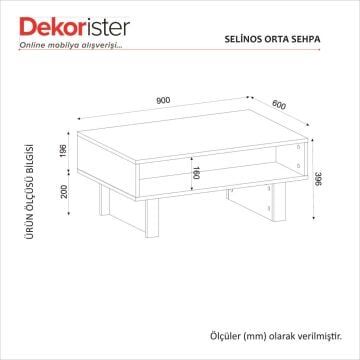 Selinos Orta Sehpa Kumtaşı - Rota