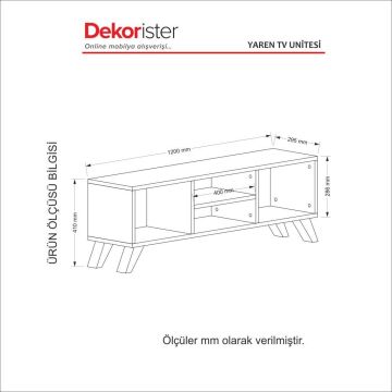 Dekorister Yaren Tv Sehpası Beyaz