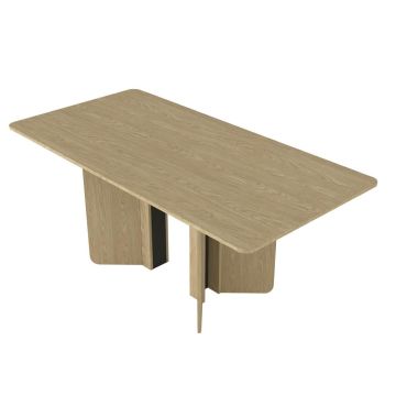 Dekorister Lava Yemek Masası Rota - Antrasit 180cm
