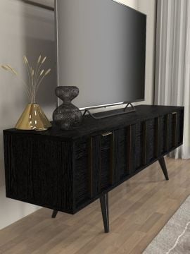 Dekorister Drada Tv Sehpası Senkronsiyah 150cm