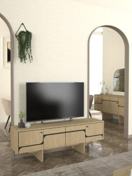 Lava Tv Sehpası Rota - Antresit 150cm