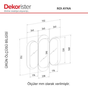 Dekorister Roi Ayna Nehirkumu - Tekstil