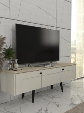 Sevilla Tv Sehpası Kumtaşı - Traverten 150cm