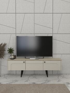 Sevilla Tv Sehpası Kumtaşı - Traverten 150cm