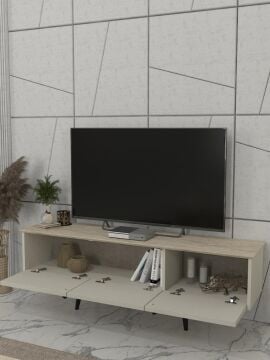 Sevilla Tv Sehpası Kumtaşı - Traverten 150cm