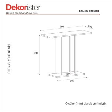 Brandy Dresuar Siyahmermer - Siyah