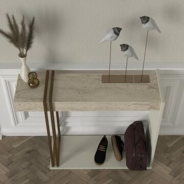 Desca Dresuar Traverten - Kumtaşı