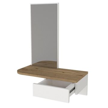 Grovia Aynalı Dresuar Beyaz - Sepet