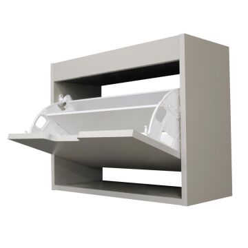 Remy 1 Kapaklı Ayakkabılık Kumtaşı - Antrasit