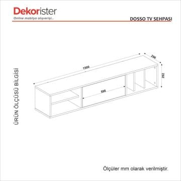 Dosso Tv Sehpası 150cm Sepet - Yunus