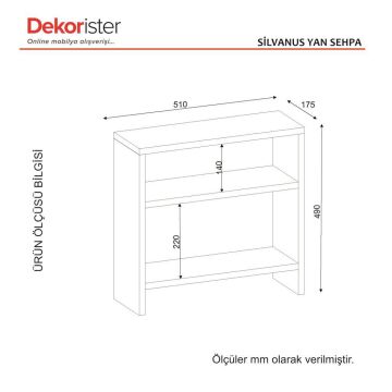 Silvanus Koltuk Yan Sehpası Beyaz