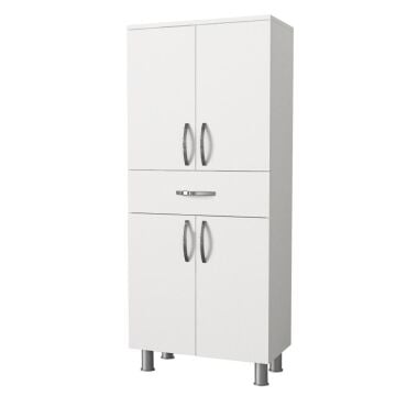 Arizona 4 Kapaklı 1 Çekmece Çok Amaçlı Dolap