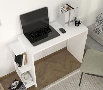 Marlinda Çalışma Masası Beyaz