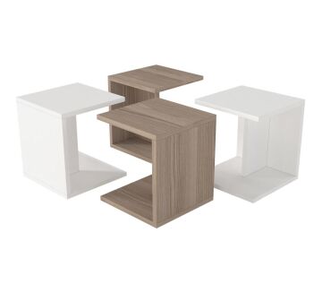 Doodle Orta Sehpa Beyaz-Cordoba