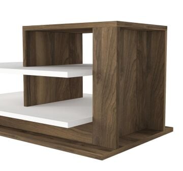 Venüs Orta Sehpa Beyaz-Ceviz