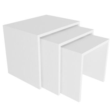 Zariel Zigon Sehpa Beyaz