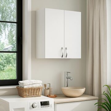 Benito Çamaşır Makinesi Üst Dolabı Beyaz