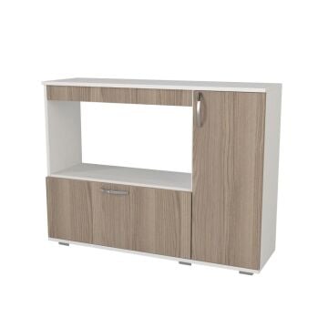 Charlotta Çok Amaçlı Dolap Mikro Dalga Dolabı Beyaz-Cordoba